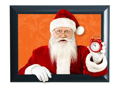 Santa frame